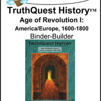 Age of Revolution Book 1 Supplements Made for TruthQuest History - A Journey Through Learning Lapbooks 