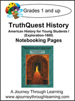 American History for the Young Child Book 1 Supplements - A Journey Through Learning Lapbooks