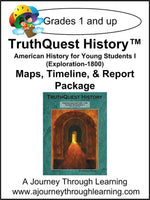 American History for the Young Child Book 1 Supplements - A Journey Through Learning Lapbooks