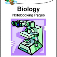 Biology Notebooking Pages - A Journey Through Learning Lapbooks 