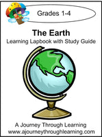 Earth Lapbook with Study Guide - A Journey Through Learning Lapbooks