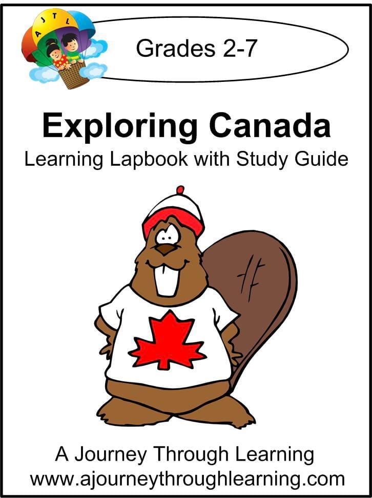 Exploring Canada Lapbook with Study Guide | A Journey Through Learning ...