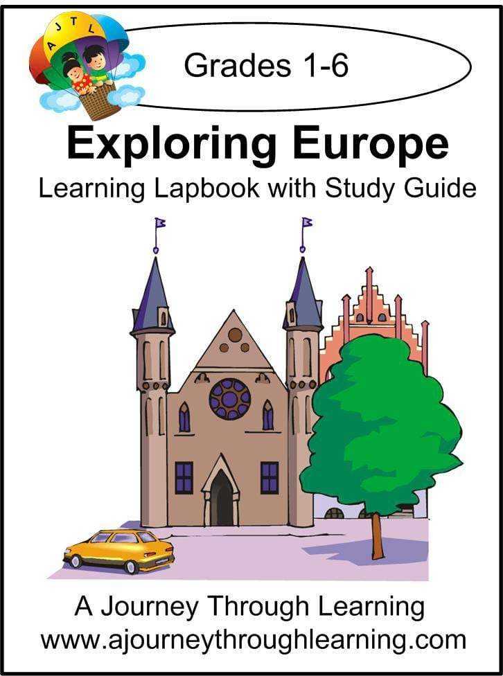 Exploring Europe Lapbook with Study Guide | A Journey Through Learning ...