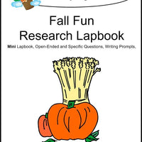 Fall Fun Research Express Lapbook - A Journey Through Learning Lapbooks 
