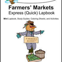 Farmers Market Express Lapbook - A Journey Through Learning Lapbooks 