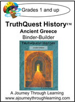 Ancient Greece Supplements Made for TruthQuest History - A Journey Through Learning Lapbooks