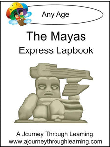 Mayas Express Lapbook - A Journey Through Learning Lapbooks 
