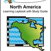 North America Lapbook with Study Guide - A Journey Through Learning Lapbooks 