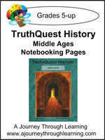 Middle Ages Supplements Made for TruthQuest History - A Journey Through Learning Lapbooks