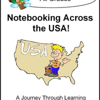 Notebooking Across the USA Notebooking Pages - A Journey Through Learning Lapbooks 