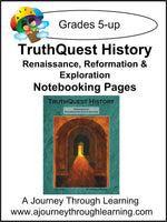 TruthQuest History- Renaissance/Reformation/Exploration Supplements