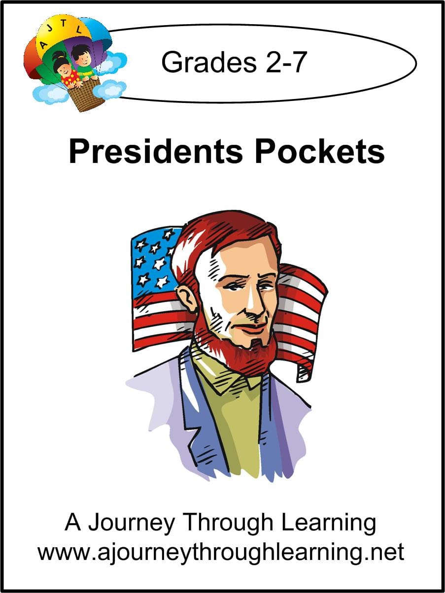 Presidents Pocket Games Lapbook with Study Guide
