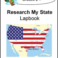 Research My State Lapbooks (you choose state) - A Journey Through Learning Lapbooks 