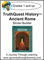 Ancient Rome Supplements Made for TruthQuest History - A Journey Through Learning Lapbooks
