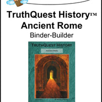 Ancient Rome Supplements Made for TruthQuest History - A Journey Through Learning Lapbooks 