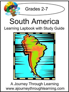 South America Lapbook with Study Guide - A Journey Through Learning Lapbooks 