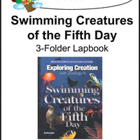 Exploring Creation with Swimming Creatures by  Apologia/Jeannie Fulbright 3 Folder Lapbook- Color - A Journey Through Learning Lapbooks 