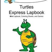 Turtles Express Lapbook - A Journey Through Learning Lapbooks 