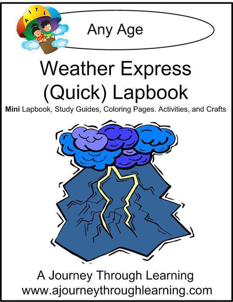 Weather Express Lapbook - A Journey Through Learning Lapbooks 
