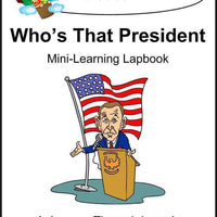 Who's That President Express Lapbook - A Journey Through Learning Lapbooks 