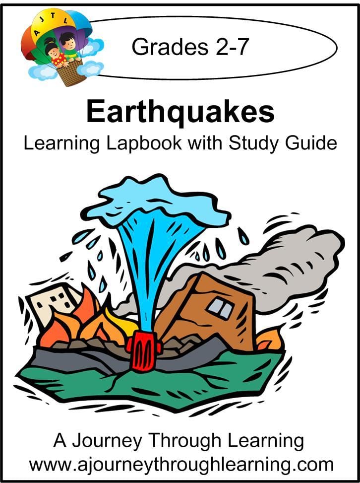 Earthquakes Lapbook with Study Guide - A Journey Through Learning Lapbooks 