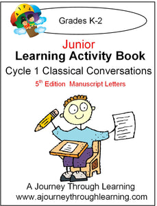 Classical Conversations JUNIOR Learning Activity Book 5th Edition Cycle 1