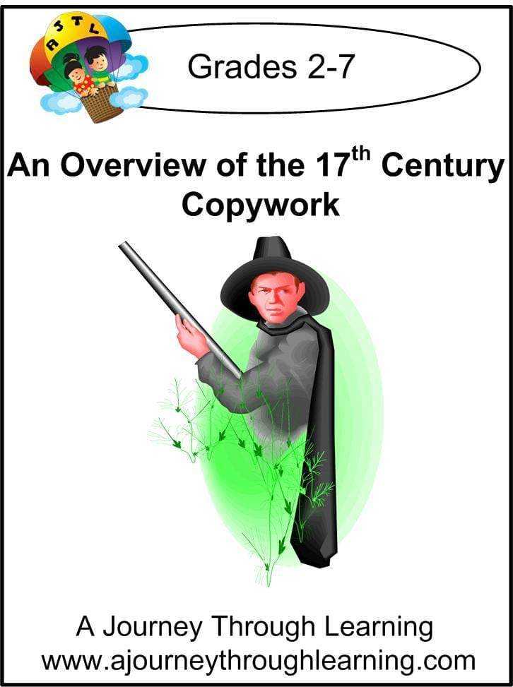An Overview of the 17th Century Copywork (cursive letters) - A Journey Through Learning Lapbooks 
