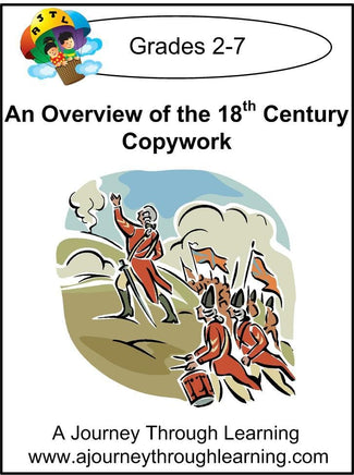 An Overview of the 18th Century Copywork (printed letters) - A Journey Through Learning Lapbooks 