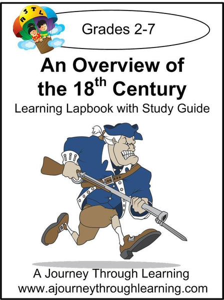 An Overview of the 18th Century Lapbook with Study Guide - A Journey Through Learning Lapbooks 