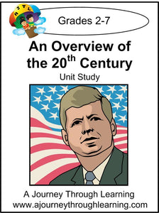 An Overview of the 20th Century Unit Study - A Journey Through Learning Lapbooks 