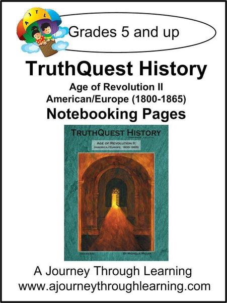 Age of Revolution Book 2 Notebooking Pages - A Journey Through Learning Lapbooks 