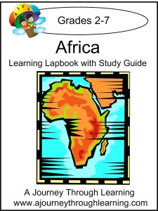 Africa Lapbook with Study Guide - A Journey Through Learning Lapbooks 