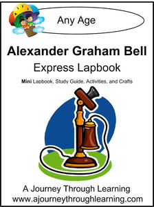 Alexander Graham Bell Express Lapbook - A Journey Through Learning Lapbooks 
