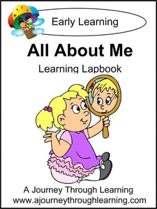 All About Me Lapbook - A Journey Through Learning Lapbooks 