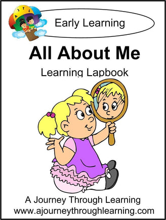 All About Me Lapbook - A Journey Through Learning Lapbooks 