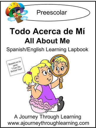 Todo Acerca de Mi (All About Me) Lapbook with Study Guide - A Journey Through Learning Lapbooks 