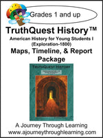 American History for the Young Child Book 1 Supplements - A Journey Through Learning Lapbooks 
