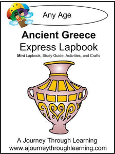 Ancient Greece Express Lapbook - A Journey Through Learning Lapbooks 