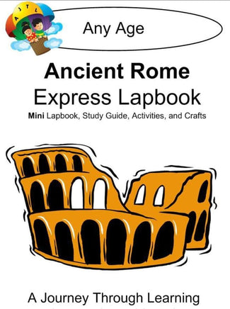 Ancient Rome Express Lapbook - A Journey Through Learning Lapbooks 