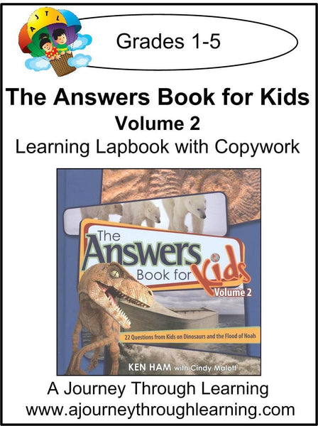 New Leaf Press-The Answers Book for Kids Volume 2 Lapbook - A Journey Through Learning Lapbooks 