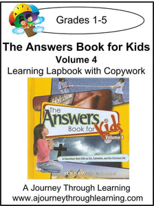 New Leaf Press-The Answers Book for Kids Volume 4 Lapbook - A Journey Through Learning Lapbooks 
