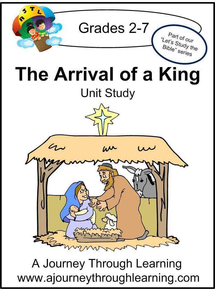 Jesus-Arrival of a King Unit Study - A Journey Through Learning Lapbooks 
