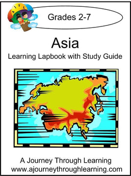 Asia Lapbook with Study Guide - A Journey Through Learning Lapbooks 