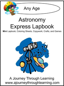 Astronomy Express Lapbook - A Journey Through Learning Lapbooks 