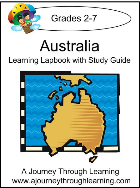 Australia Lapbook with Study Guide - A Journey Through Learning Lapbooks 