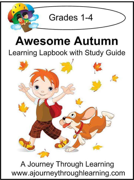 Awesome Autumn Lapbook with Study Guide - A Journey Through Learning Lapbooks 