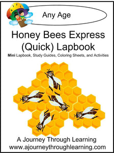 Honey Bees Express Lapbook - A Journey Through Learning Lapbooks 