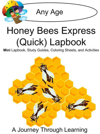 Honey Bees Express Lapbook - A Journey Through Learning Lapbooks 