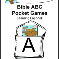 Bible ABC Pockets Lapbook - A Journey Through Learning Lapbooks 