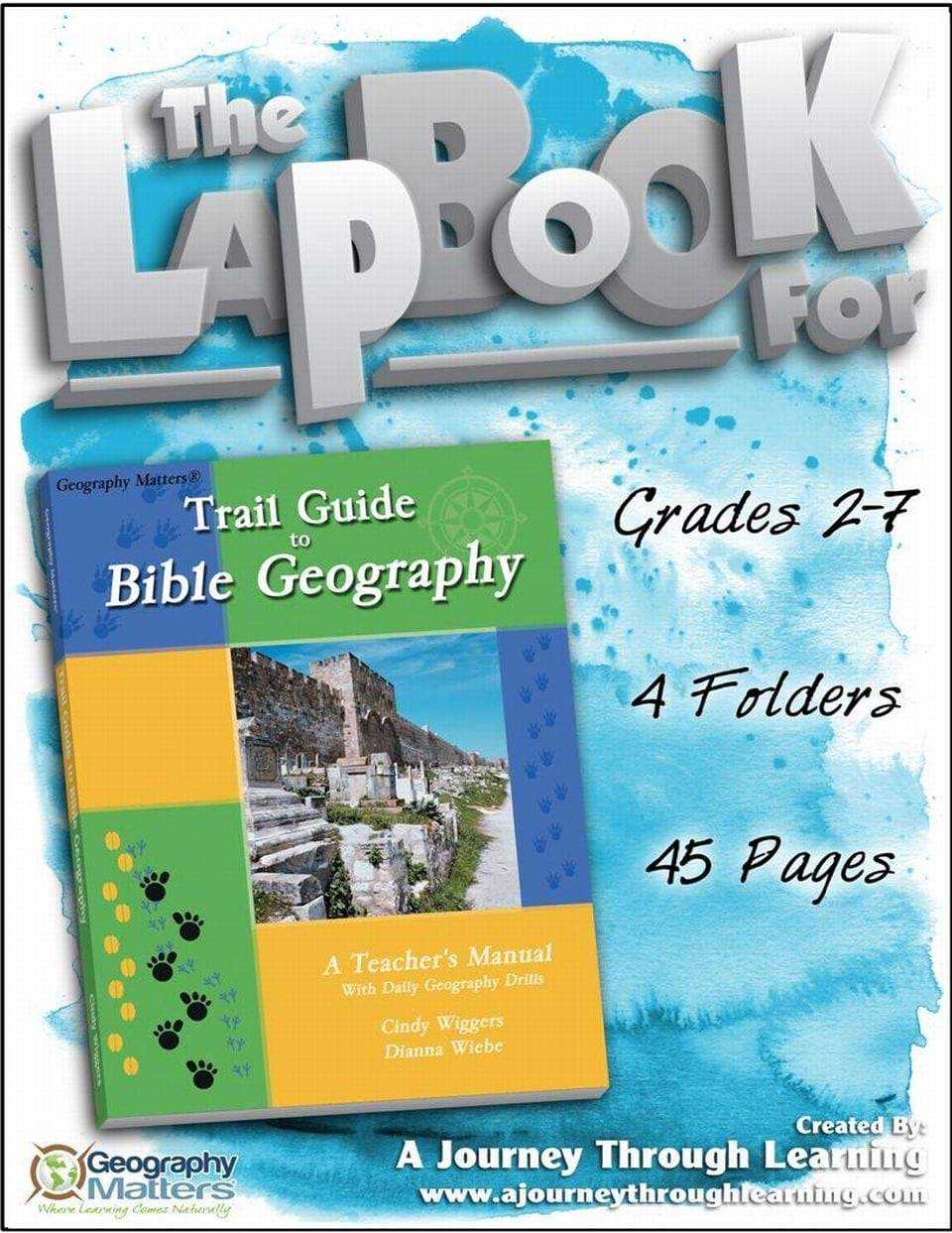 Trail Guide to Bible Geography Lapbook - A Journey Through Learning Lapbooks 